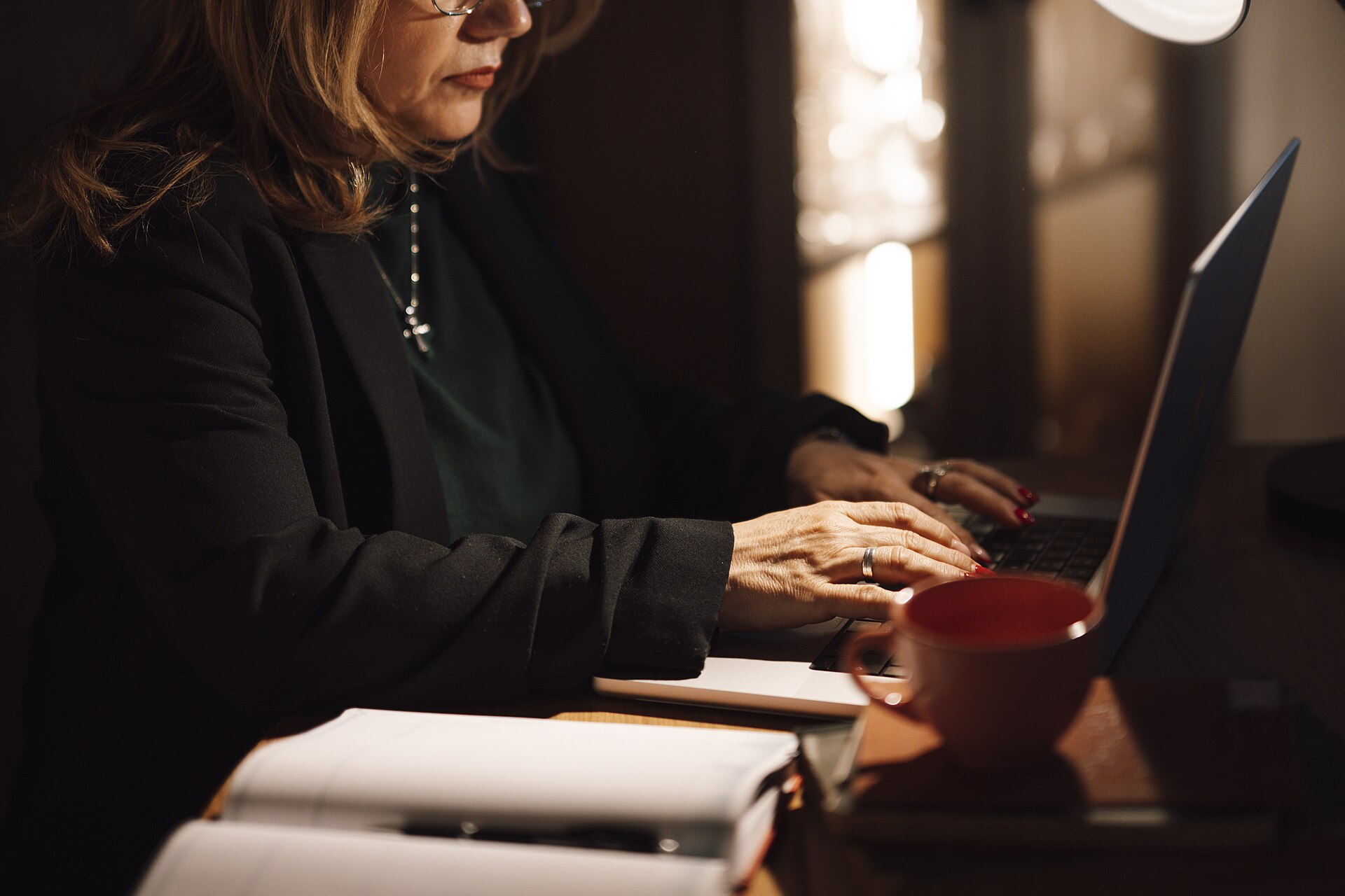Secure digital document management on a laptop